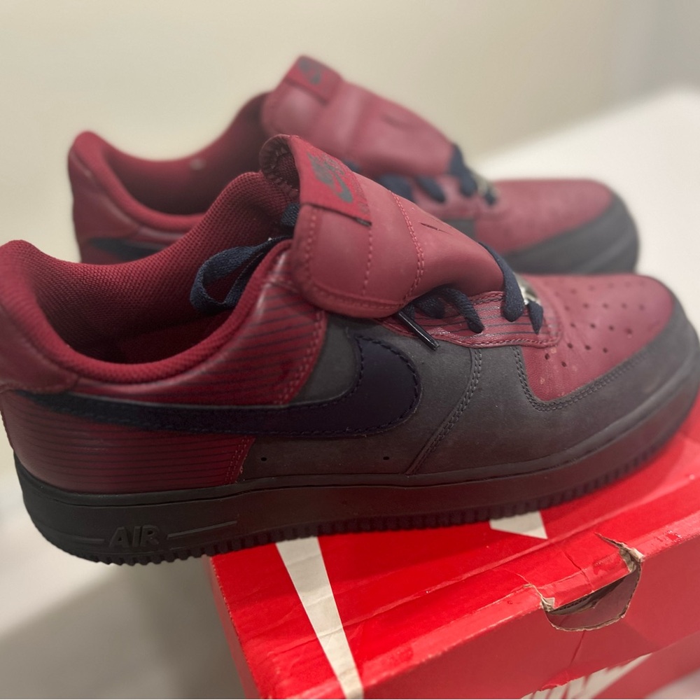 Nike Burgundy and Black Sneakers